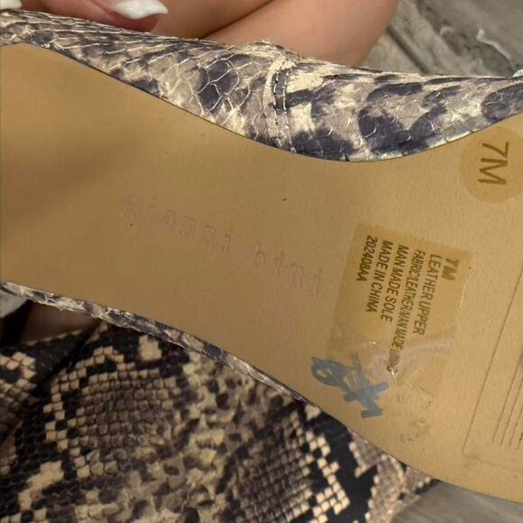 Gianni bini snakeskin knee high - Picture 6 of 6